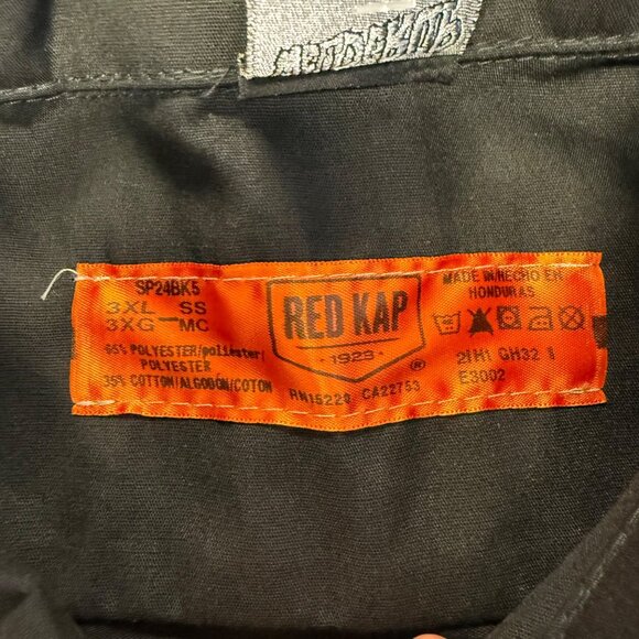 NWT RedKap Welderup El Diablo Loco Mechanic Workshirt Black Button-Up 3XL Mens - Picture 7 of 14